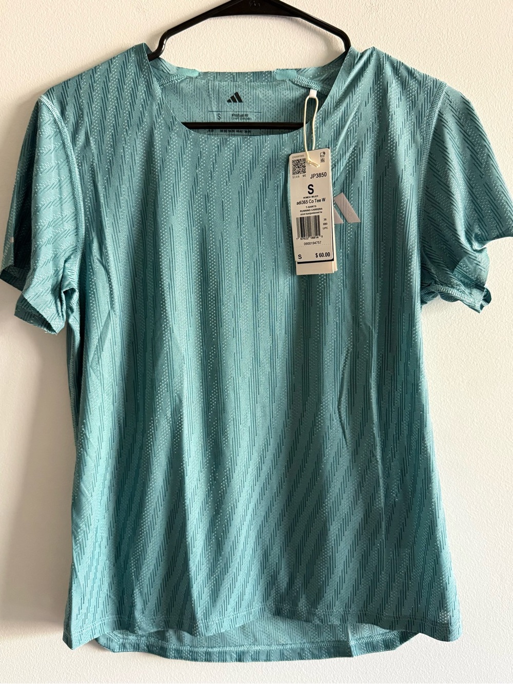 adidas Women’s Teal Short Sleeve Athletic Tee